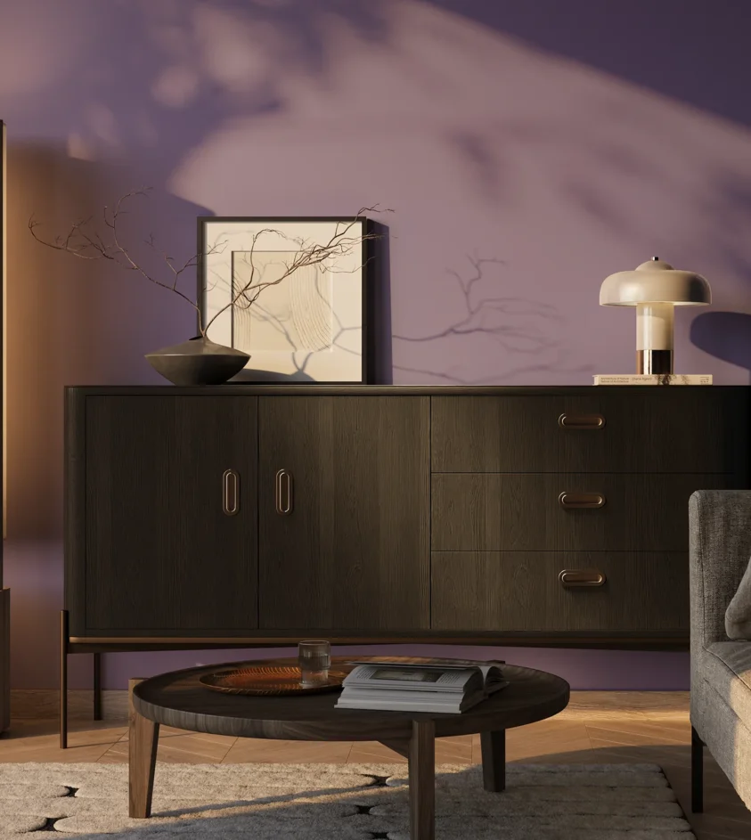 P07_MAGNAT_piaskowy-opal_salon_03_wieczor_03_RAL4005
